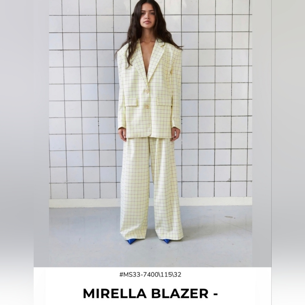 NWT Stella Nova Mirella Blazer Sweet Yellow